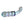 Gender X Lustrous Galaxy Double Ended Glass Wand - Blue/Violet