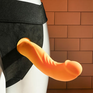 Gender X Sweet Embrace - Yellow Strap-On with Remote Control