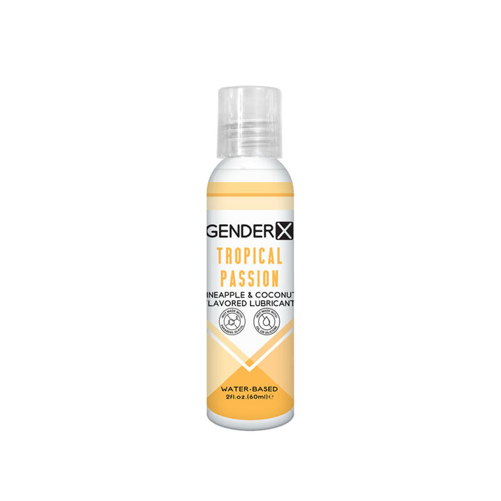 Gender X Tropical Passion Flavoured Water Based Lube - 60mls
