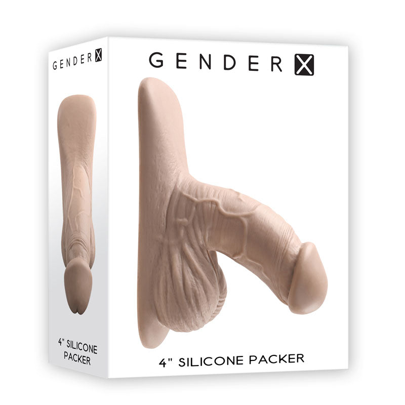 Gender X 4 Inch Silicone Penis Packer Light - Flesh