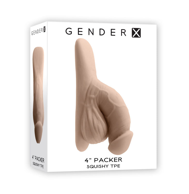 Gender X 4 Inch Penis Packer Light - Flesh