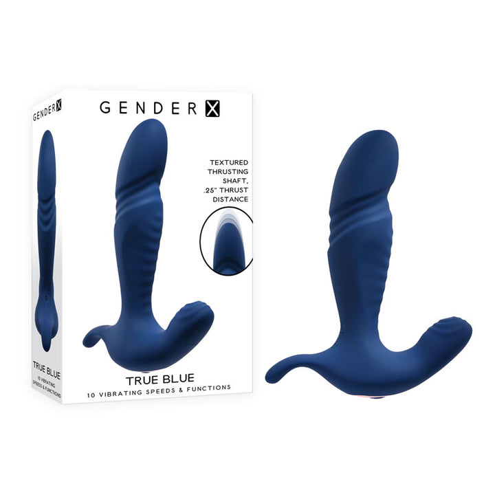 Gender X True Blue - Thrusting Prostate Massager