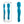 Gender X Double The Fun Dual Ended Wand - Blue