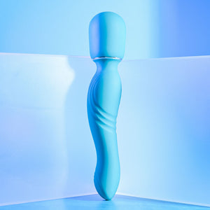 Gender X Double The Fun Dual Ended Wand - Blue