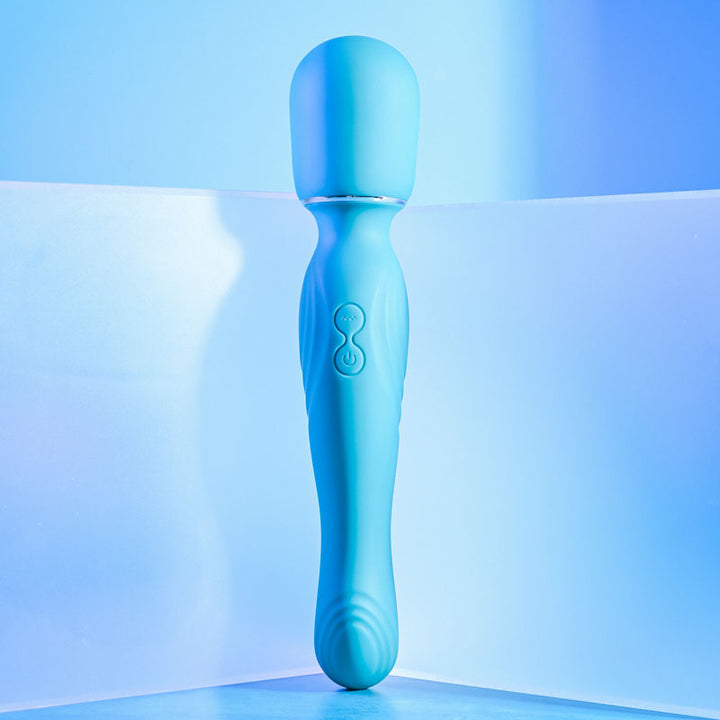 Gender X Double The Fun Dual Ended Wand - Blue