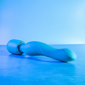 Gender X Double The Fun Dual Ended Wand - Blue