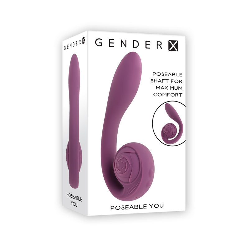 Gender X Poseable You Vibrator - Purple