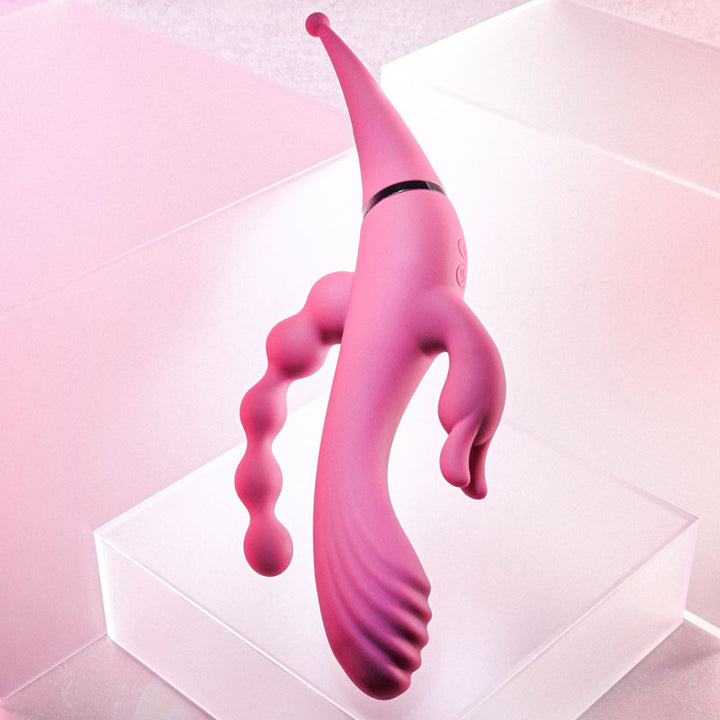 Gender X Four By Four - Pink Multi Vibrator