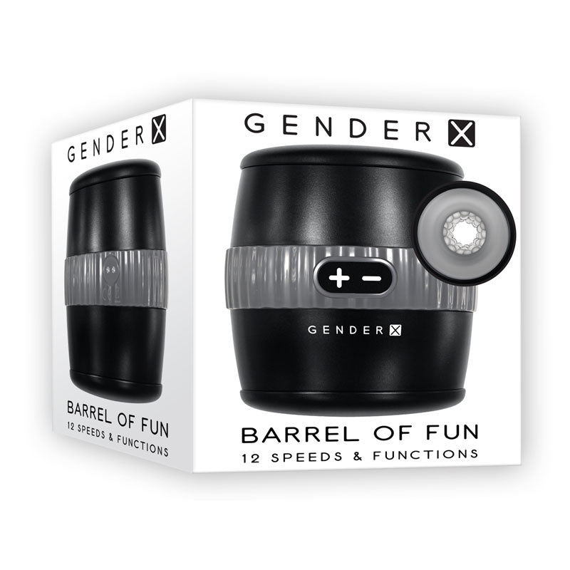 Gender X Barrel Of Fun - Black Stroker