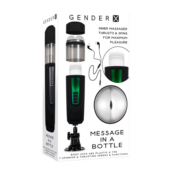 Gender X Message In A Bottle - Thrusting & Spinning Masturbator