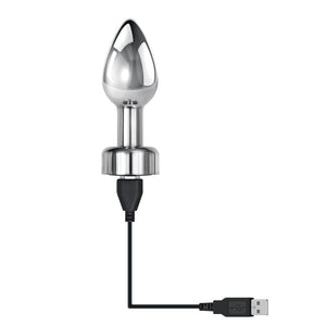 Gender X Rockin' Metal Pllug -  9.3cm Rechargeable Butt Plug