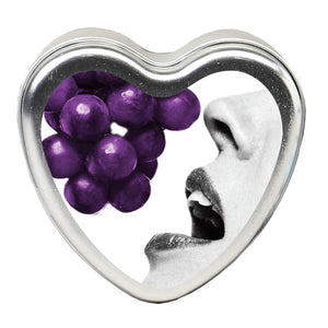 Earthly Body Edible Massage Candle - Grape Flavour