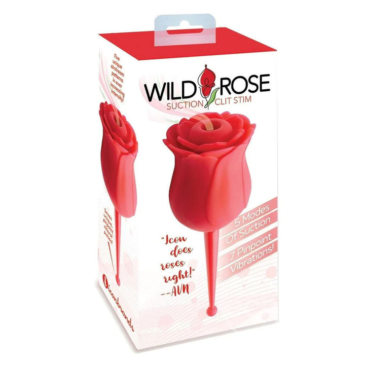 Wild Rose Le Point Air Pulse Stimulator - Red