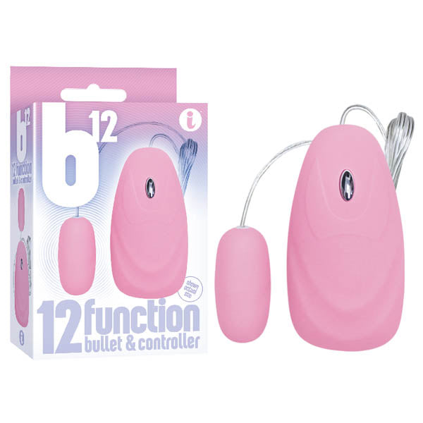B12 - Pink 12-Function Bullet