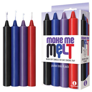 Make Me Melt Drip Candles - Passion Tones - 4 Pack