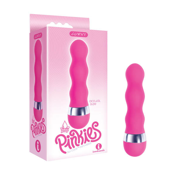 The 9's Pinkies, Curvy - Pink 11.4 cm (4.5'') Vibrator