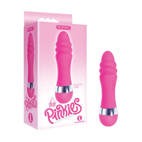 The 9's Pinkies, Ridgy - Pink 11.4 cm (4.5'') Vibrator