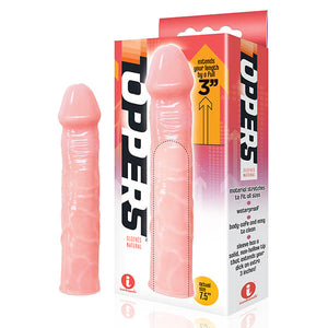 The 9's Toppers Flesh 3 Inch Penis Sleeve
