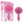The 9's Cottontails - Ribbed Pink Butt Plug with Bunny Tail