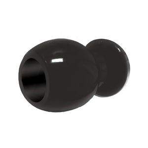 The 9's Port Hole - Hollow Butt Plug - Black