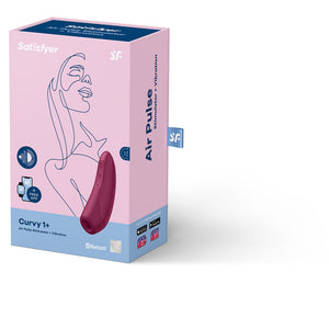 Satisfyer Curvy 1+ App Control - Rose Red
