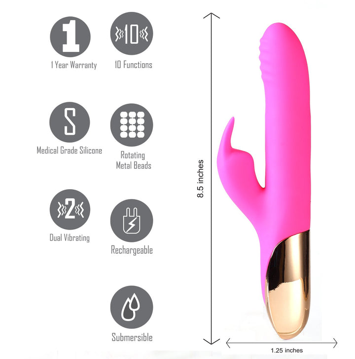 Maia Dream Supercharged Rabbit Vibrator - Pink