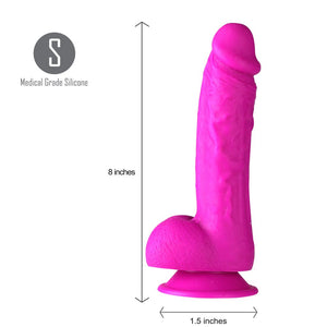 Maia Josi - Purple 8 Inch Realistic Dong