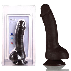 Maia Phoenix - 8 Inch Dong - Black