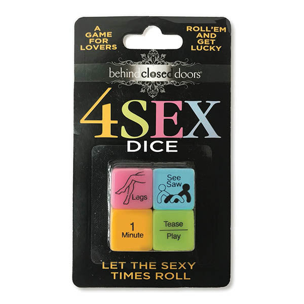 Behind Closed Doors - 4 Sex Dice - Dice Game for Couples