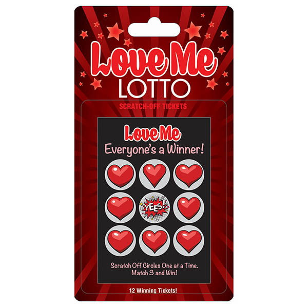 Love Me Lotto Naughty Scratcher
