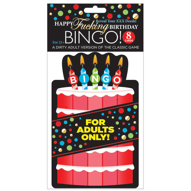 Happy Fucking Birthday Bingo Party Game