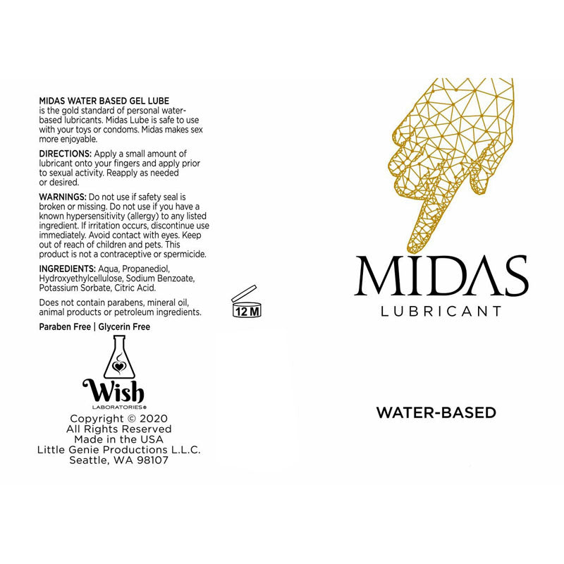 Midas Water Based Lubricant - 59ml