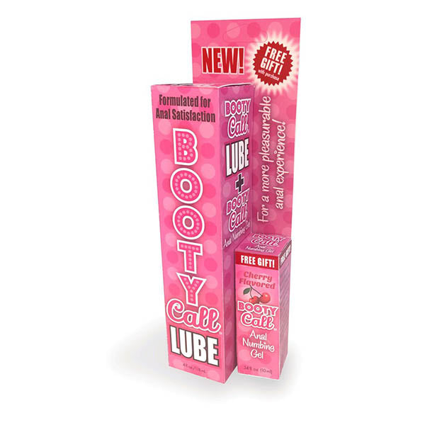 Booty Call Lube Duo - 188ml Anal Lube/10ml Numbing Gel