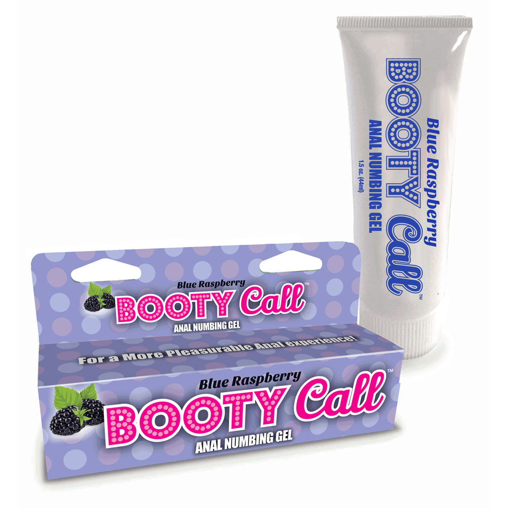 Booty Call Blue Raspberry Flavoured Anal Numbing Gel - 44ml