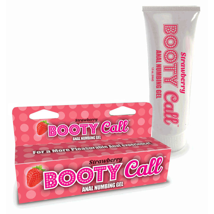 Booty Call Strawberry Flavoured Anal Numbing Gel -44ml