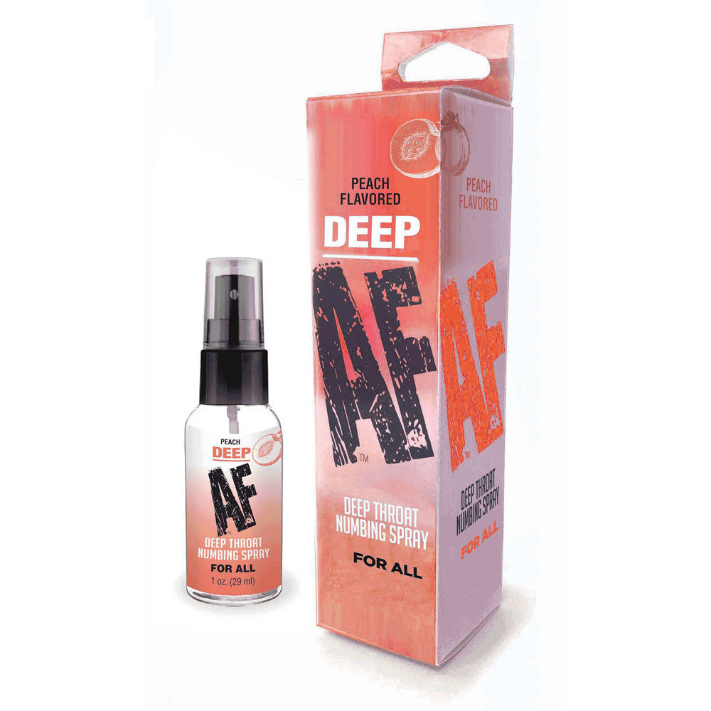 Deep AF Numbing Throat Spray - Peach Flavoured