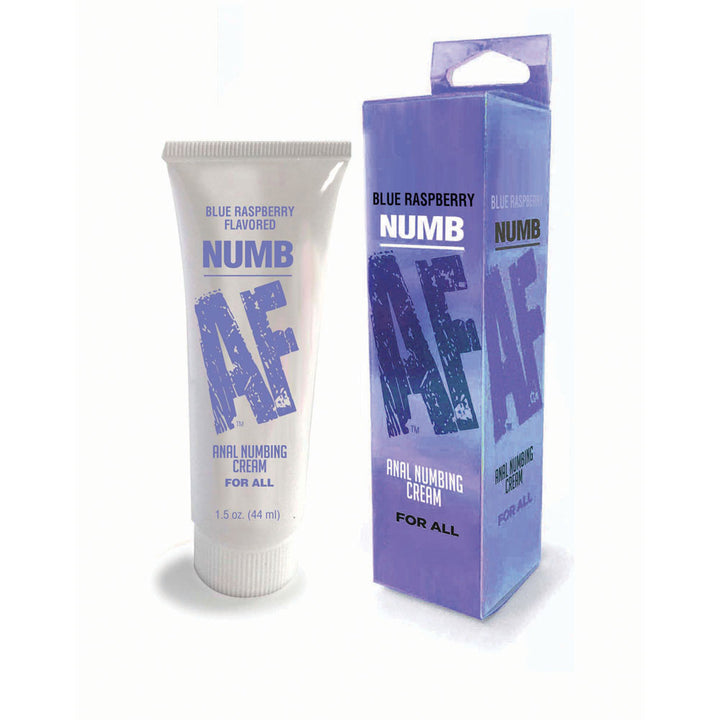 Numb AF - Blue Raspberry Flavoured Anal Numbing Cream - 44ml
