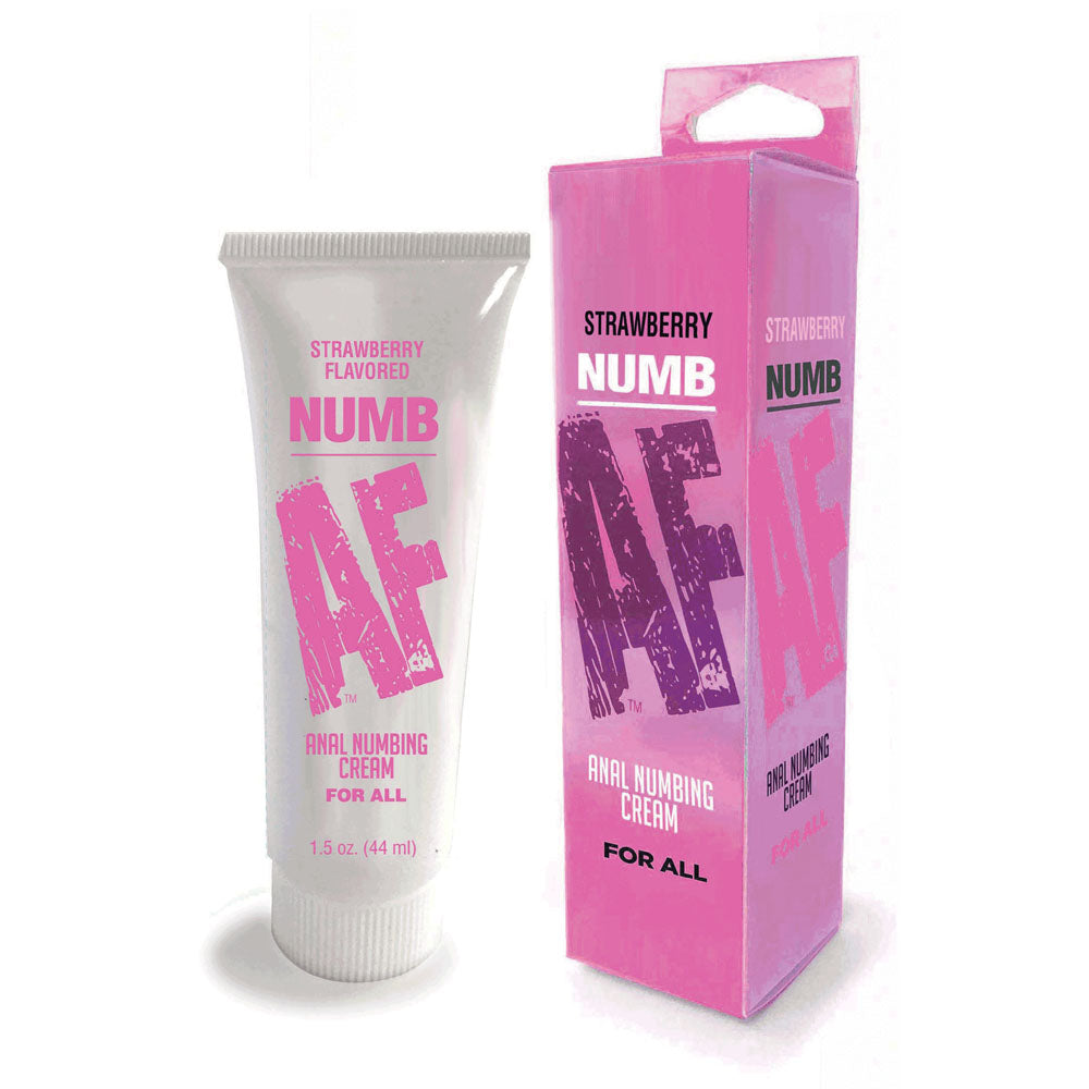 Numb AF - Strawberry Flavoured Anal Numbering Cream - 44ml