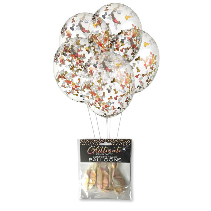 Glitterati - Confetti Balloons - 5 Pack