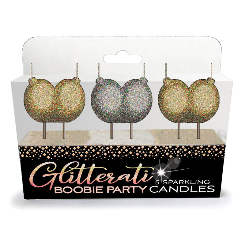 Glitterati - Boobie Candle Set - 3 Pack