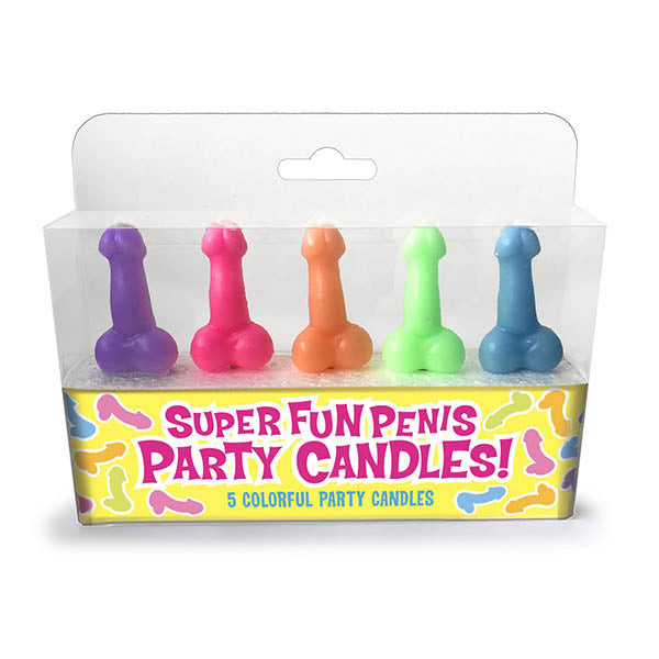 Super Fun Penis Party Candles - 5 Pack