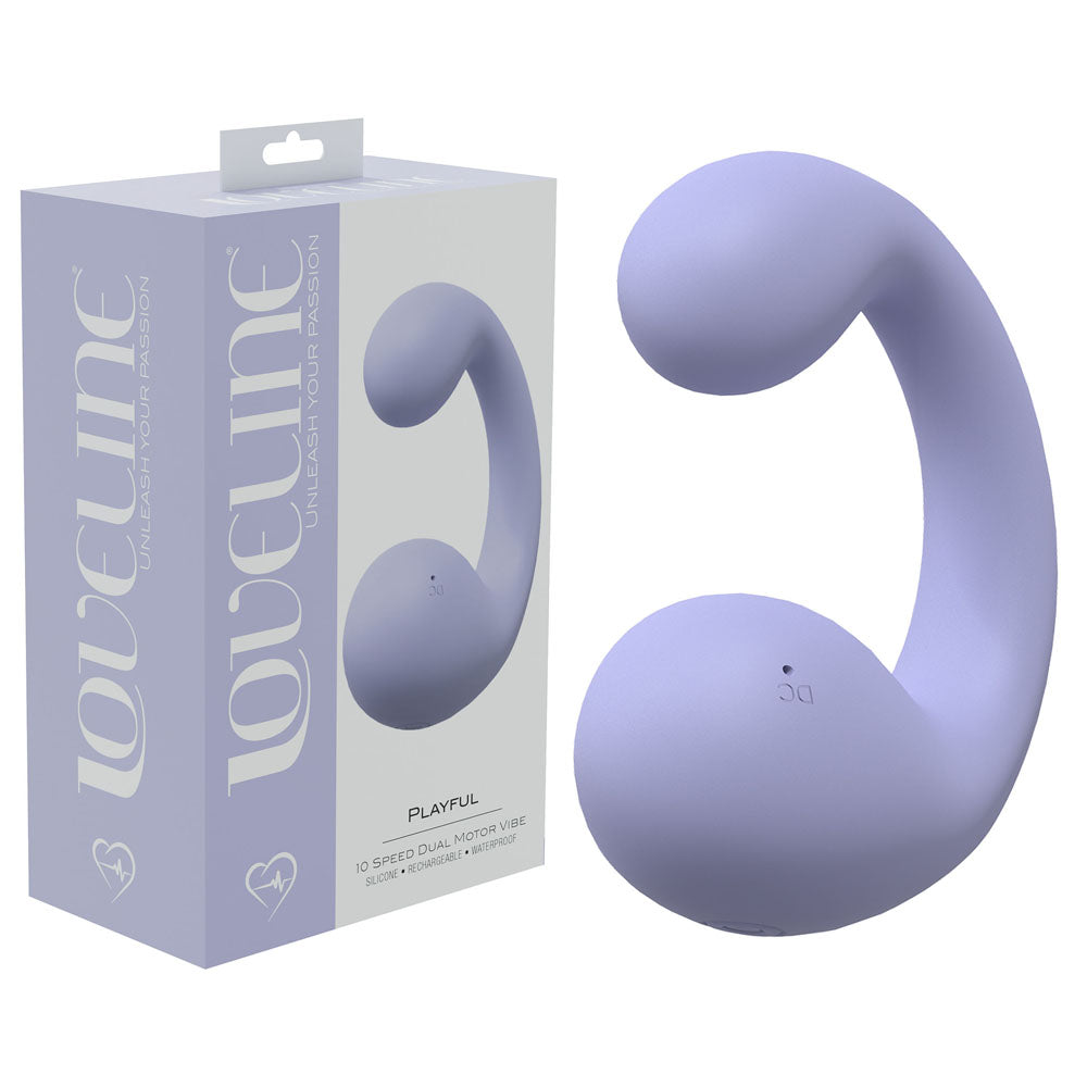 Loveline Playful Dual Vibrator - Lavender