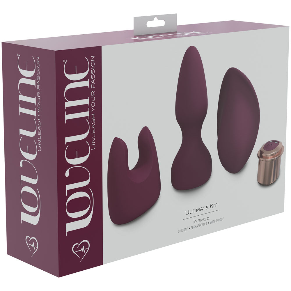 Loveline Ultimate Kit - Burgundy - 3 Piece Set