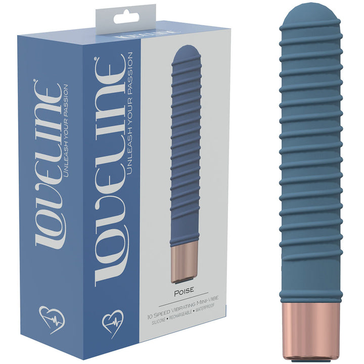 Loveline Poise Mini Vibrator - Blue