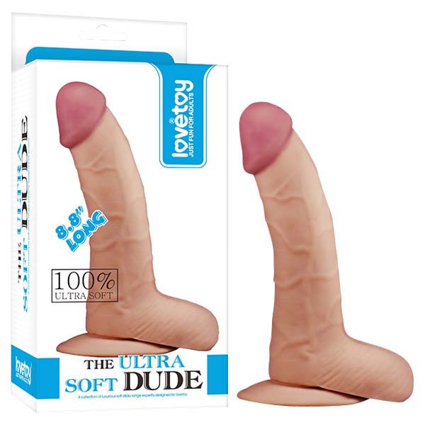 The Ultra Soft Dude - Flesh 8.8 Inch Dong
