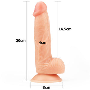 The Ultra Soft Dude - Flesh 8 Inch Dong