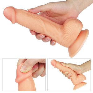 The Ultra Soft Dude - Flesh 8 Inch Dong