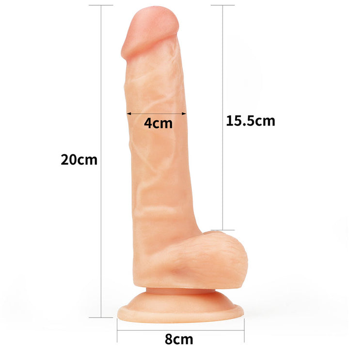 The Ultra Soft Dude2 - Flesh 8 Inch Dong