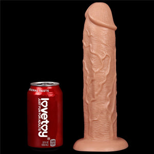 King Size 11 Inch Realistic Flesh Dildo