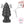 King Sized 7 Inch Vibrating Anal Cracker - Black Butt Plug